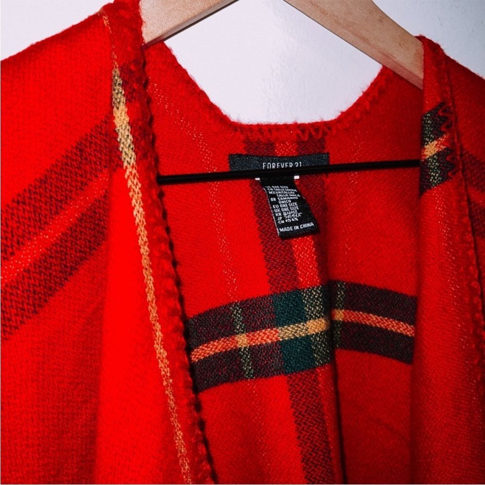 Plaid Flannel Shawl - Picture 7 of 11